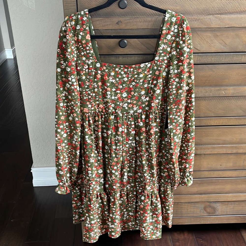 Bcbg Paris square baby doll dress size medium